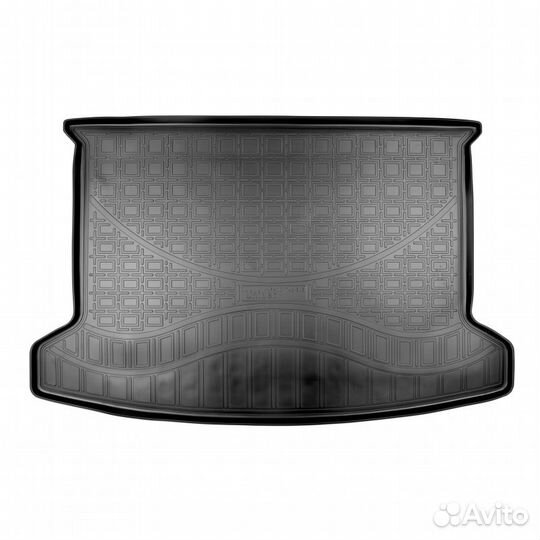 Ковер багажник для kia rio x-line, 2 017, поли
