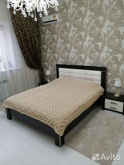 Плед вязаный