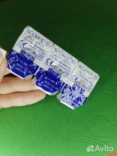 Линзы контактные acuvue oasys