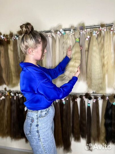 Волосы для наращивания срез премиум