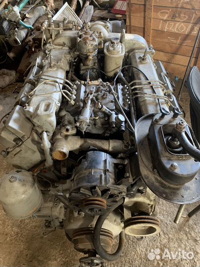 Двигатель камаз 740 с кпп, снят с хранения
