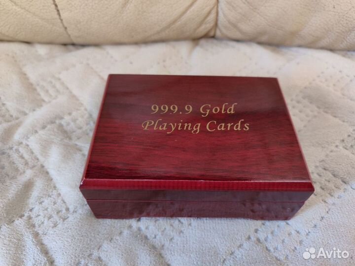 Игральные карты 999,9 Gold Foil