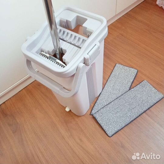 Швабра с ведром и отжимом 8 литров