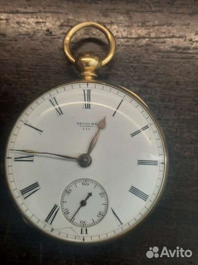 Часы карманные золотые