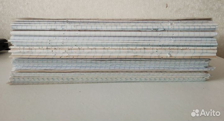 Листы тетрадные чистые клетка+линия 427 шт