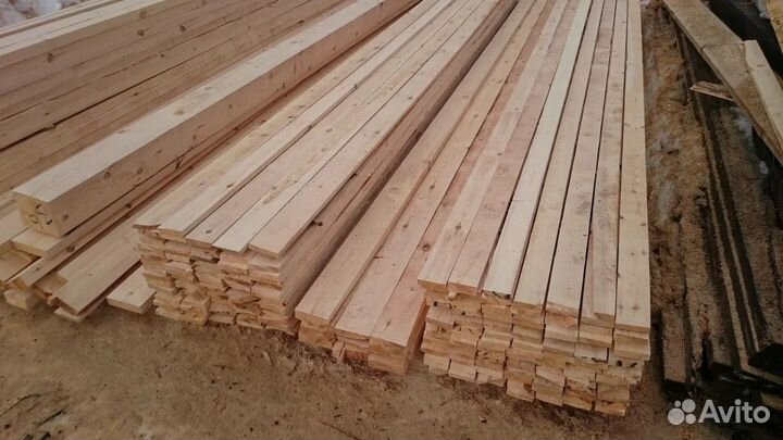Доска обрезная, камерной сушки 25*100*6000