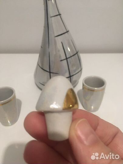 Штоф «Гусь» СССР с двумя стопками