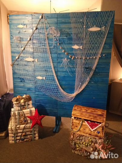 Фотозона в морском стиле