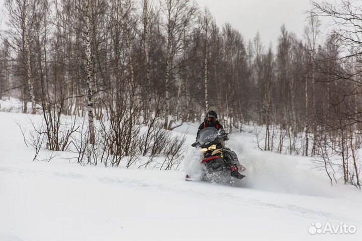 Снегоход aodes Snowcross 1000 SWT черно-красный