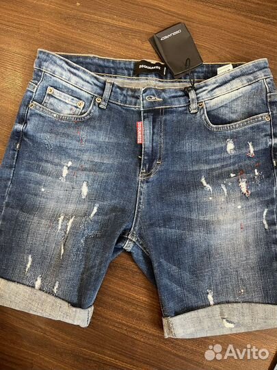 Джинсовые шорты dsquared