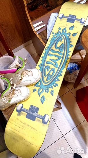 Сноуборд,ботинки