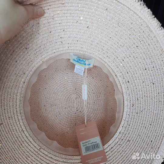 Шляпа женская соломенная