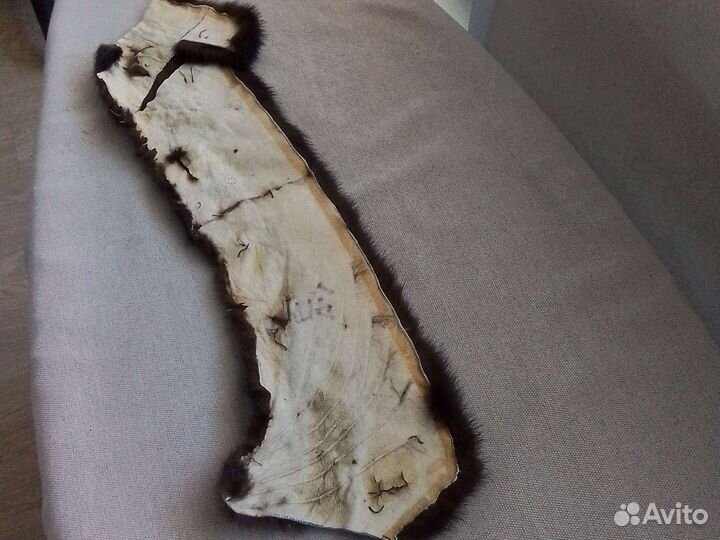 Норка, лоскут, остаток, воротник