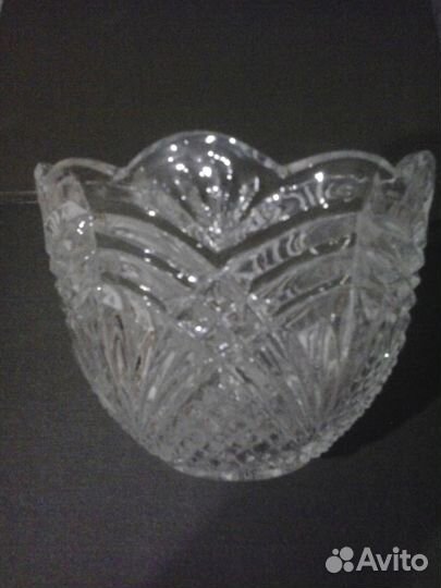 Вазы хрустальные