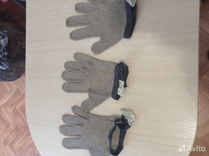 Кольчужные перчатки для обвалки мяса СССР