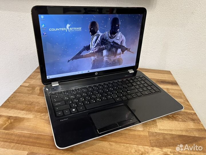 Игровой HP 4 ядра A10-5750 8Gb SSD256+HDD 2 видюхи