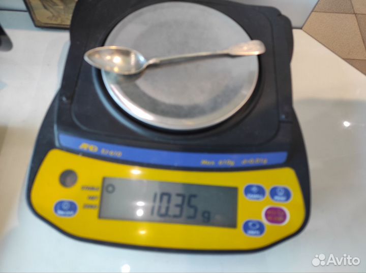 Десертная ложка,серебро 84 проба