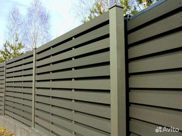 Заборная доска дпк