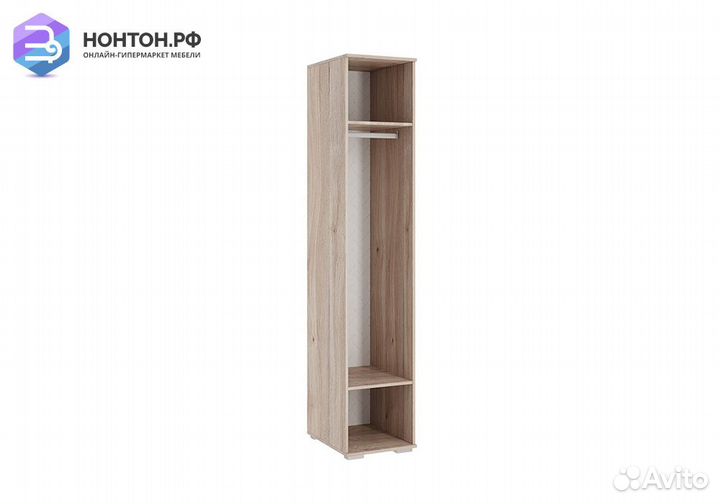 Шкаф однодверный Панда 01.01 дуб мария / белый