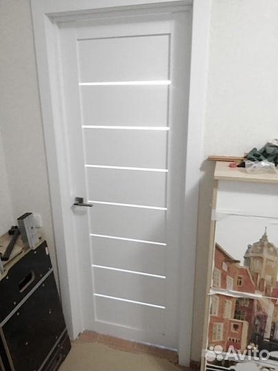 Двери межкомнатные белые