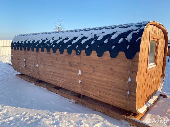 Баня бочка под ключ