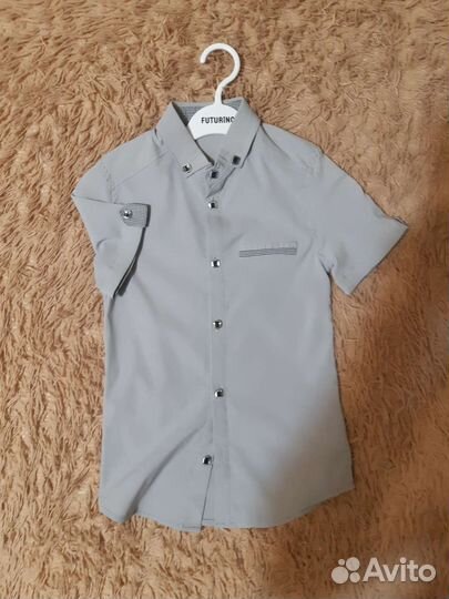 Рубашка на мальчика 122-128