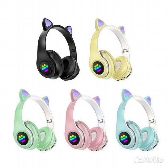 Беспроводные наушники с LED ушкамм