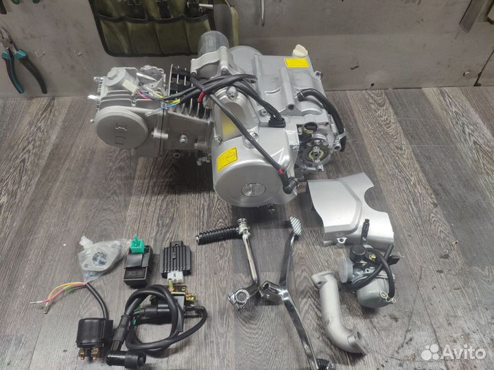 Новый двигатель для мопеда альфа 125 кубов