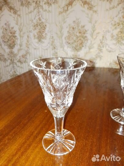 Фужеры хрустальные