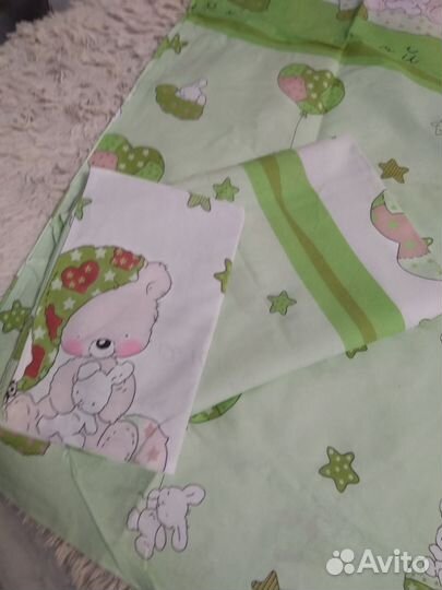 Новое постельное белье для новорожденных