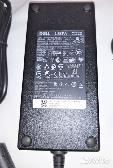 Новый Оригинал Адаптер питания Dell 180W (7.4x5.0)
