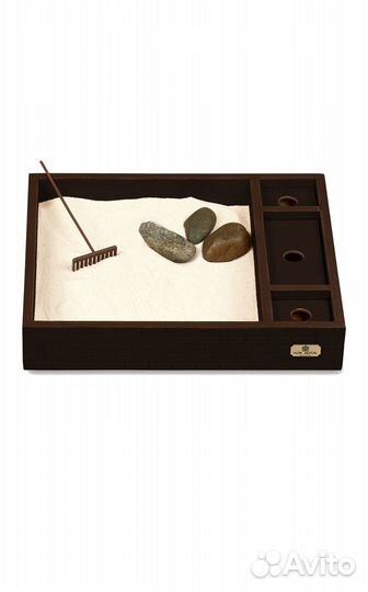 Японский сад камней с аксесуарами. Антистресс