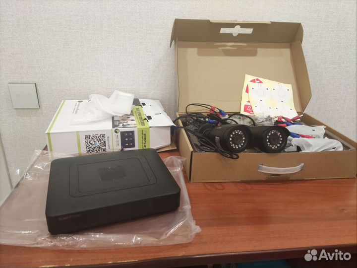 Комплект видеонаблюдения на 4 камеры