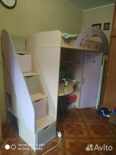 Кровать чердак