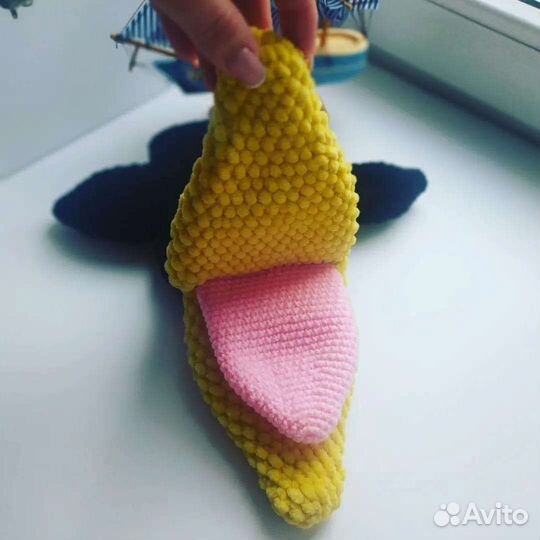 Логопедическая игрушка говорушка на руку Каркуша