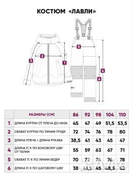 Костюм демисезонный UKIkids для девочки 92 и 98