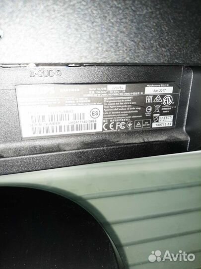 Монитор Philips 223v5lsb/62