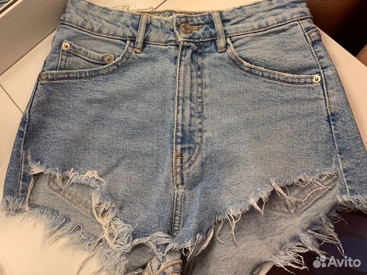 Шорты джинсовые Zara 32 размер