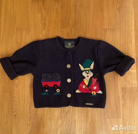Giesswein Австрия. Жакет для ребенка. Рост 80 см