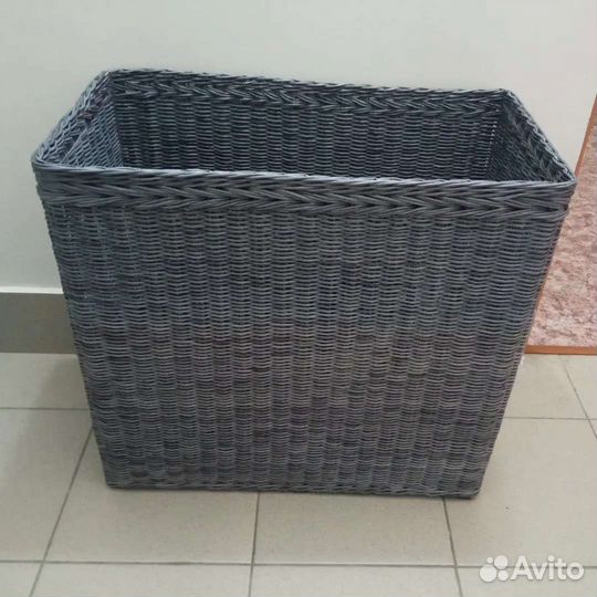 Корзина для белья плетёная