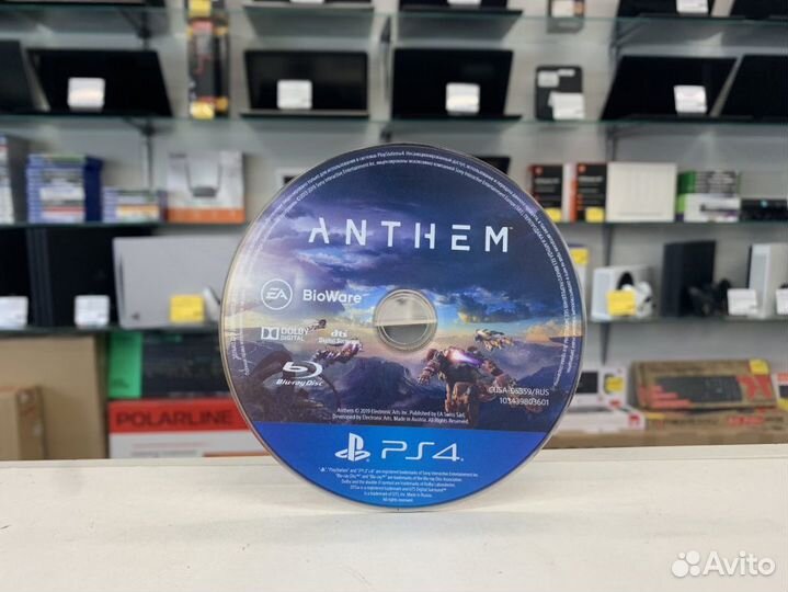 Диск Sony Playstation 4 Anthem