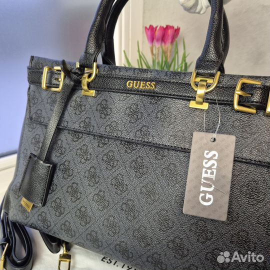 Сумка тоут Guess Sestri Logo Luxury Satchel