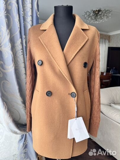 Пальто, жакет новый MaxMara шерсть- кашемир