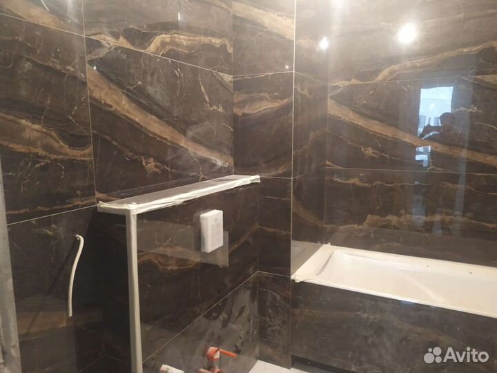 Ремонт ванной и туалета под ключ Плиточник