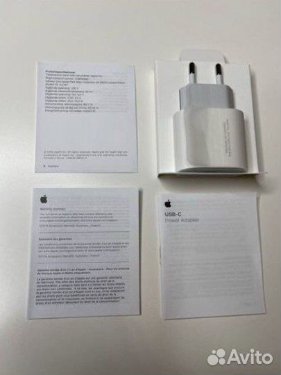 Быстрая зарядка блок питания Apple 20w USB-C