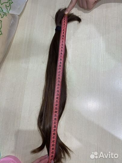 Волосы натуральные срез