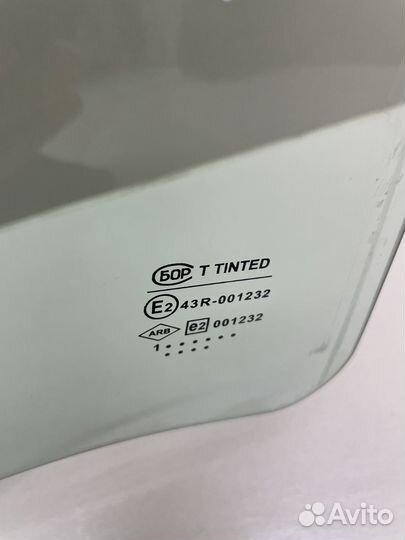 Стекло двери Renault Logan 1