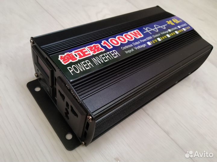 Инвертор 12 220 чистый синус 1000w