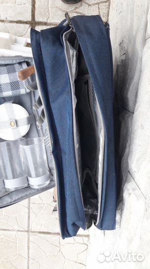 Сумка холодильник с набором для шашлыка