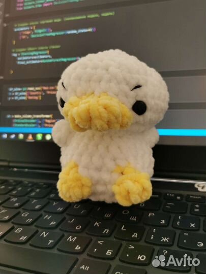 Злой утёнок амигуруми для вашего программиста